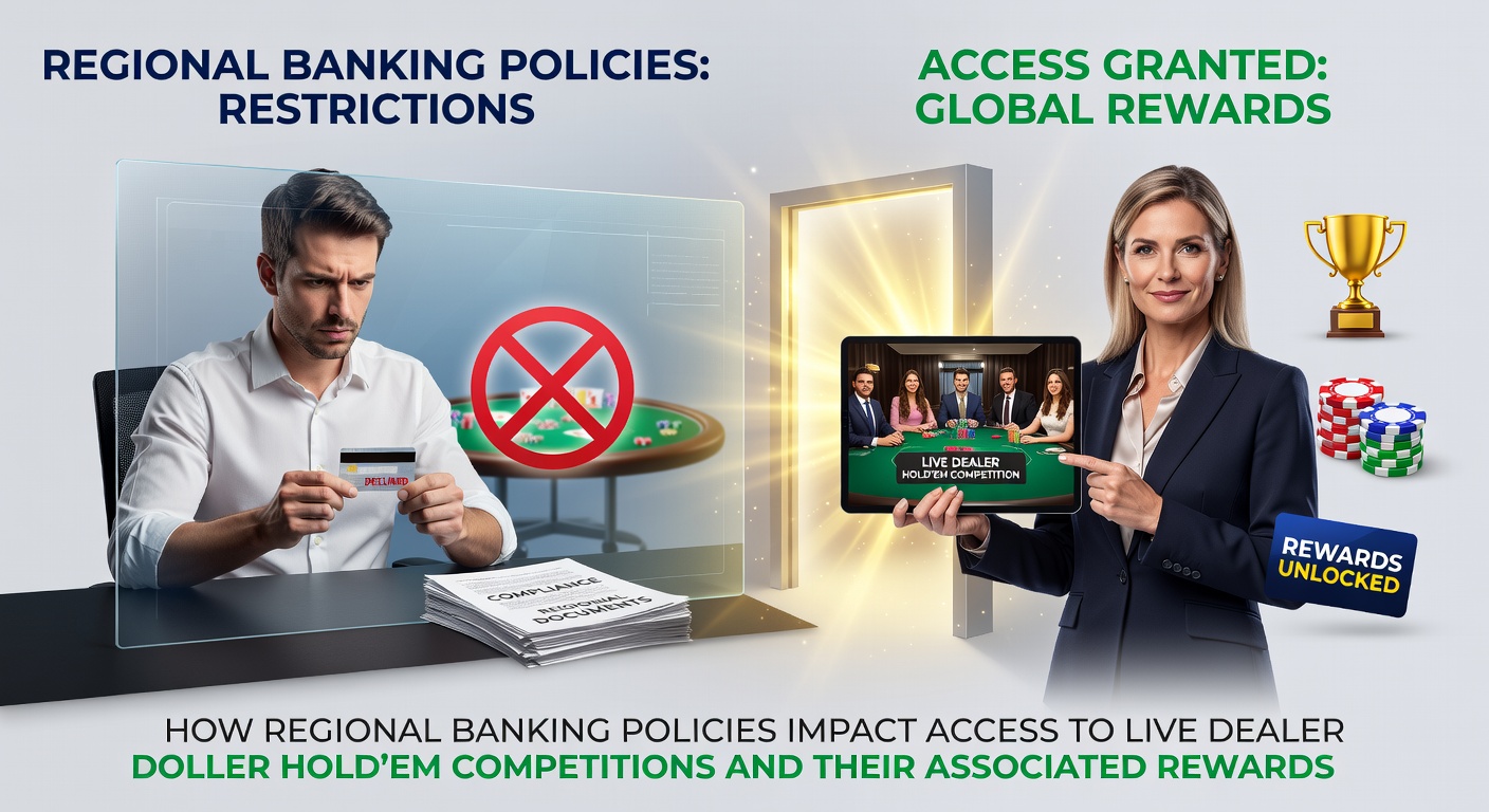 Regional banking regulations affecting online poker platform access and live dealer event participation