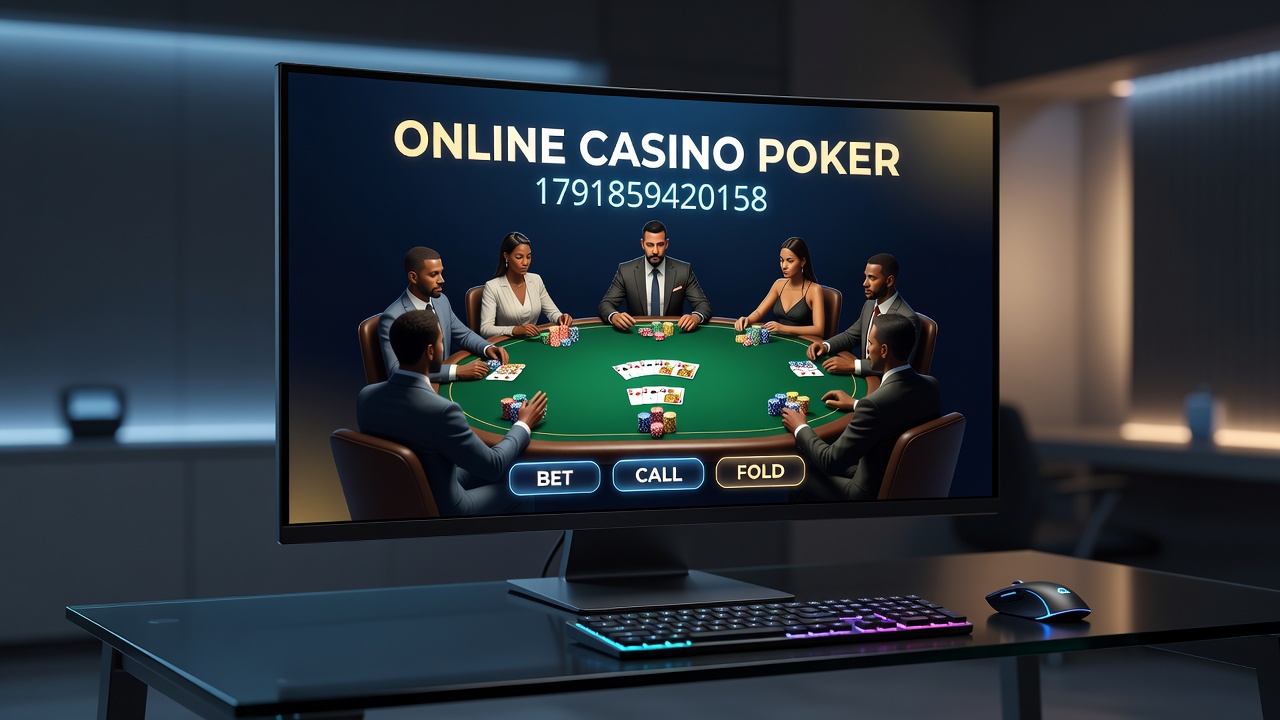 Poker tournament lobby screen with player statistics and upcoming event schedules
